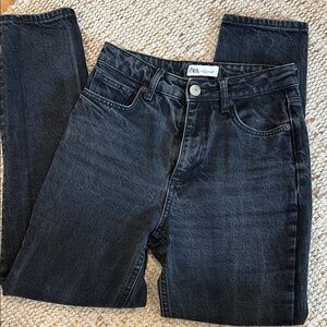 Zara Black Denim Jeans